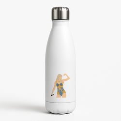 The Man - Taylor White Water Bottle