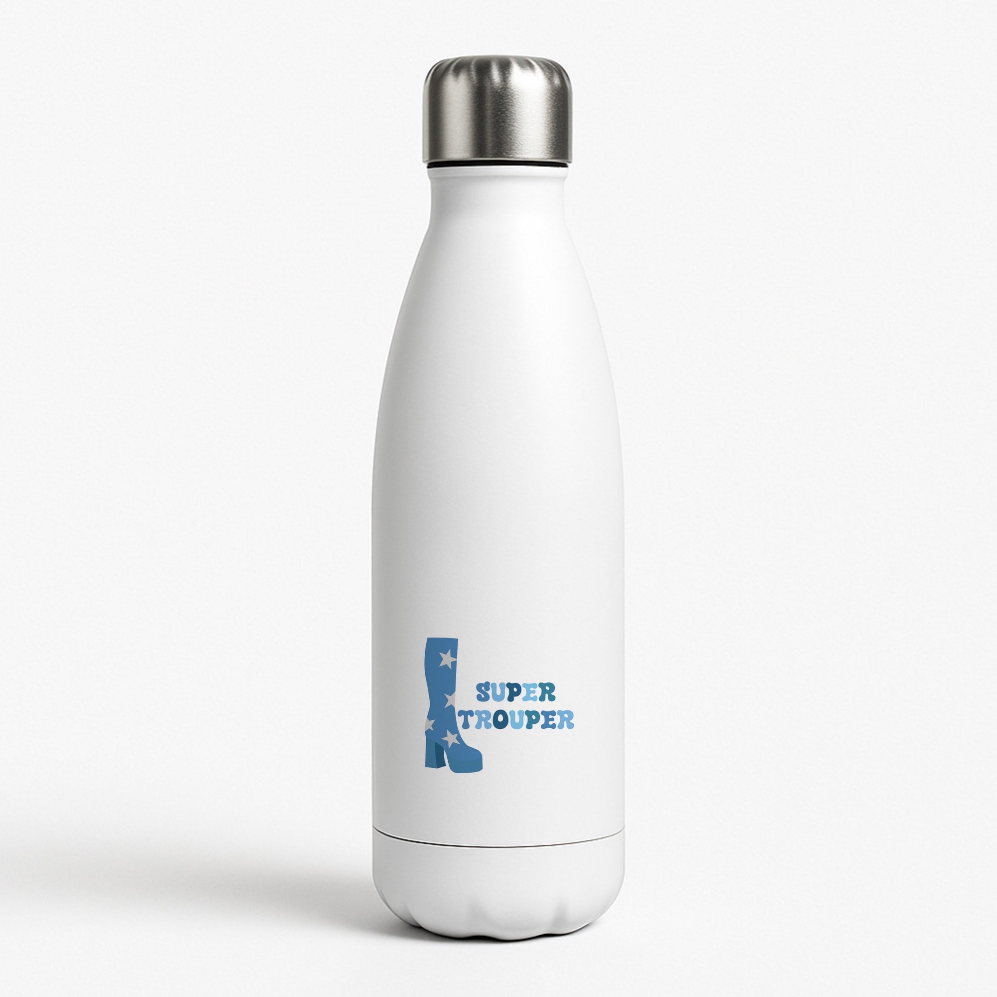 Super Trouper White Water Bottle