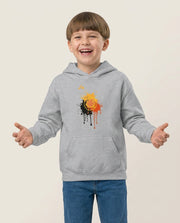 Orange Graffiti - Skate Aesthetic  Kids Hoodie 1