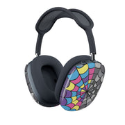Colourful And Gray Spiderweb AirPods Max Case 1