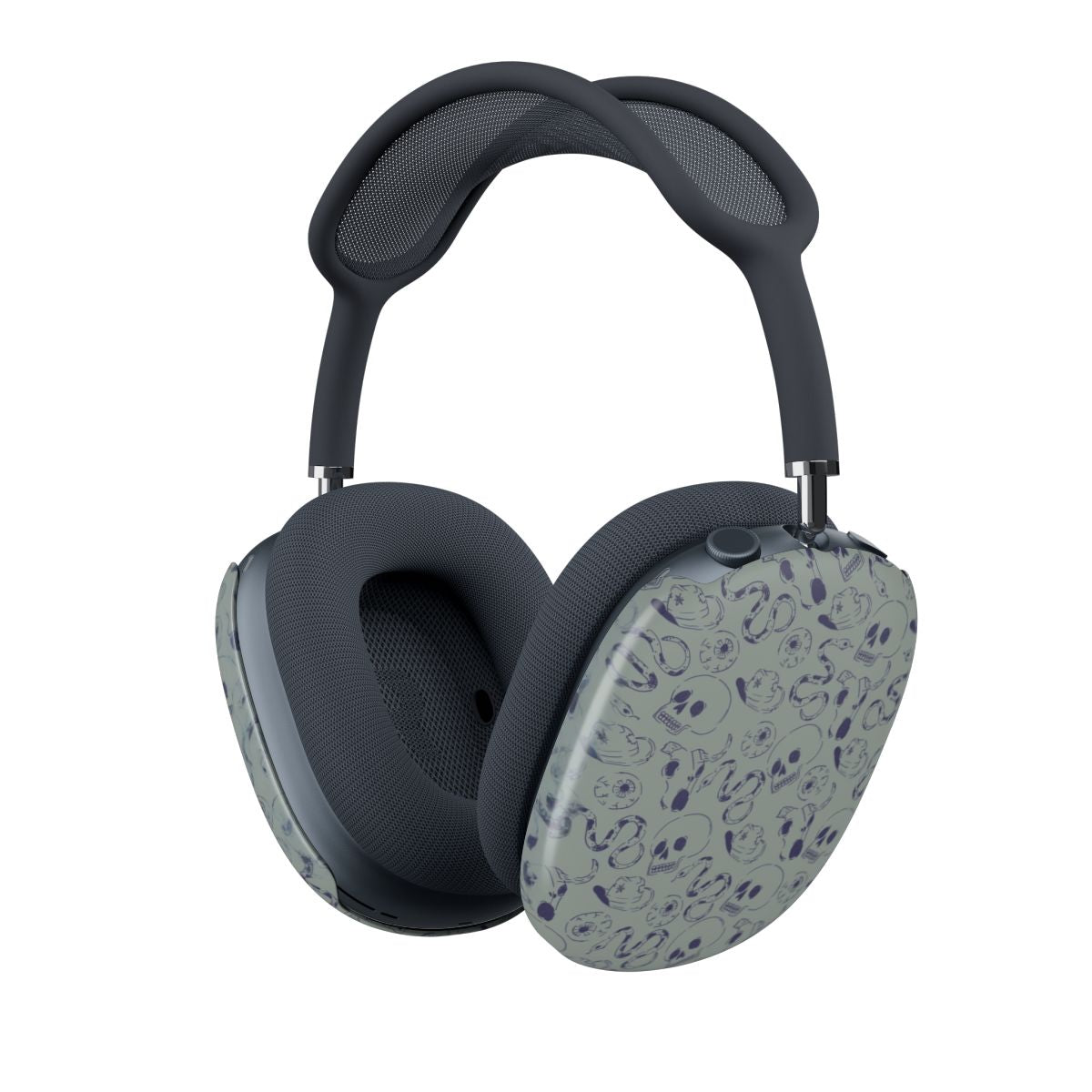 Blue Snakes And Skulls - Western AirPods Max Case
