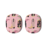 Dusty Pink Cowboy Boots Pattern AirPods Max Case 3