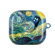 Starry Night Tardis AirPods Case 4