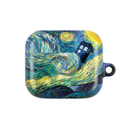 Starry Night Tardis AirPods Case 3