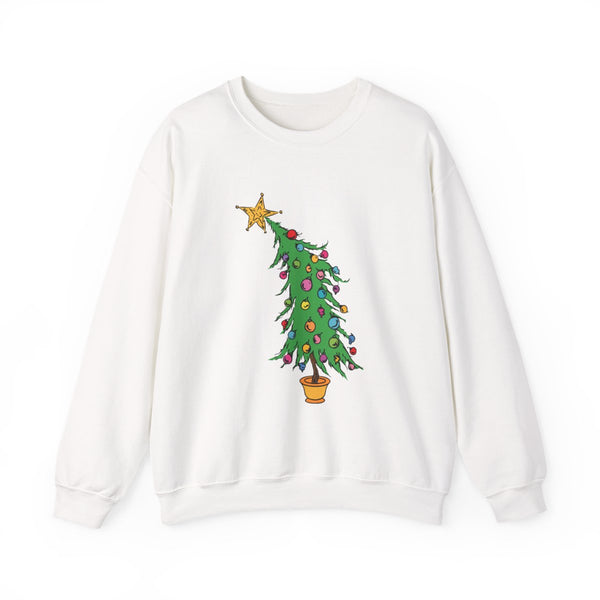 Whoville Tree - Grinch Sweatshirt White Front