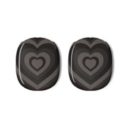 Abstract Black Heart AirPods Max Case 3