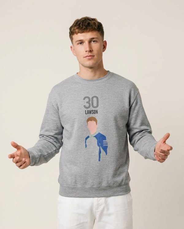 Lawson 2026  Sweatshirt — Grey Front, worn
