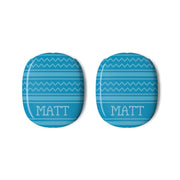 Personalised Christmas Jumper Blue AirPods Max Case 3