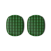Dark Green Tartan Christmas Pattern AirPods Max Case 3