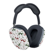 Red And Green Coquette Christmas Bows Pattern AirPods Max Case 2