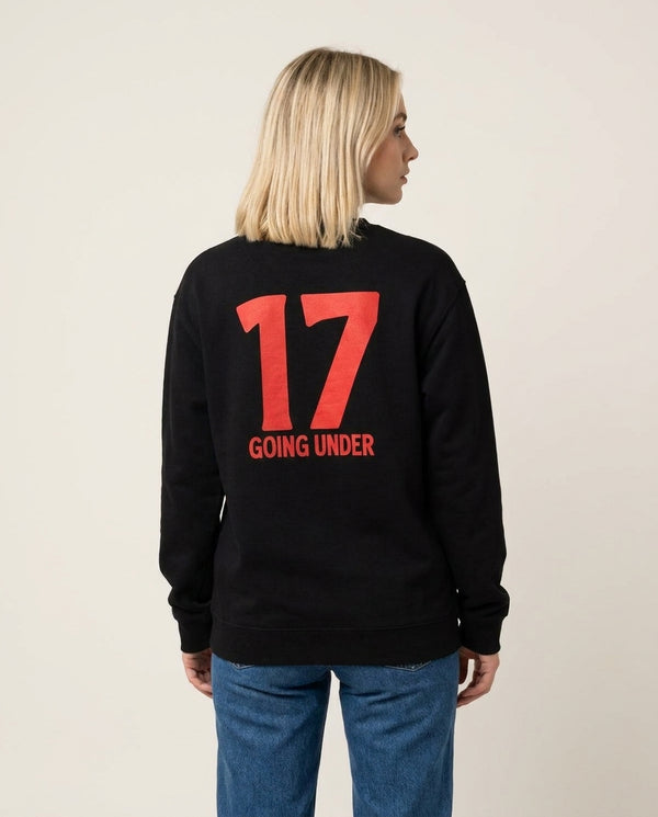 Seventeen Going Under - Fender Sweatshirt — Black Back, worn