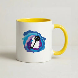Coraline Key Coffee Yellow Mug