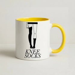 Knee Socks Coffee Yellow Mug