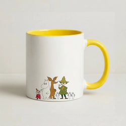 Moom Characters Coffee Yellow Mug