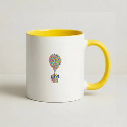 House Up Coffee Yellow Mug
