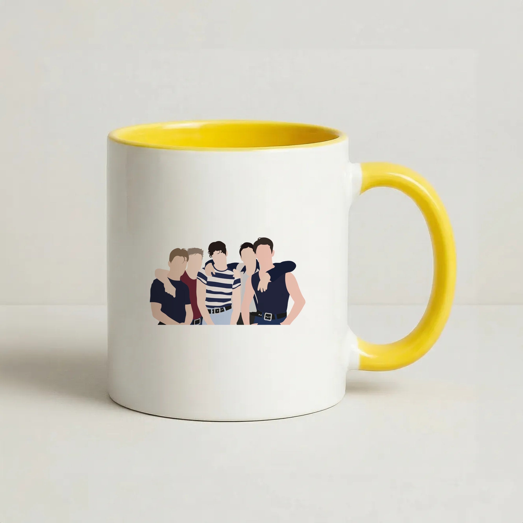 Take Band Members Coffee Yellow Mug