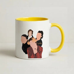 Group Photo Coffee Yellow Mug