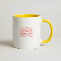 Layered Coffee Yellow Mug