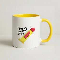 I'm A Carmex Girlie - Chamberlain Coffee Yellow Mug