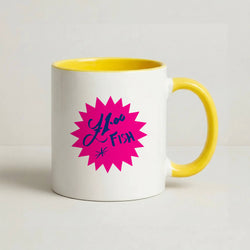 One Pound Fish - British Pop Culture Coffee Yellow Mug