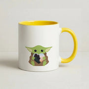 Baby Yoda - Personalised Couples Mug 8