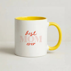 Best Mom Ever Coffee Yellow Mug
