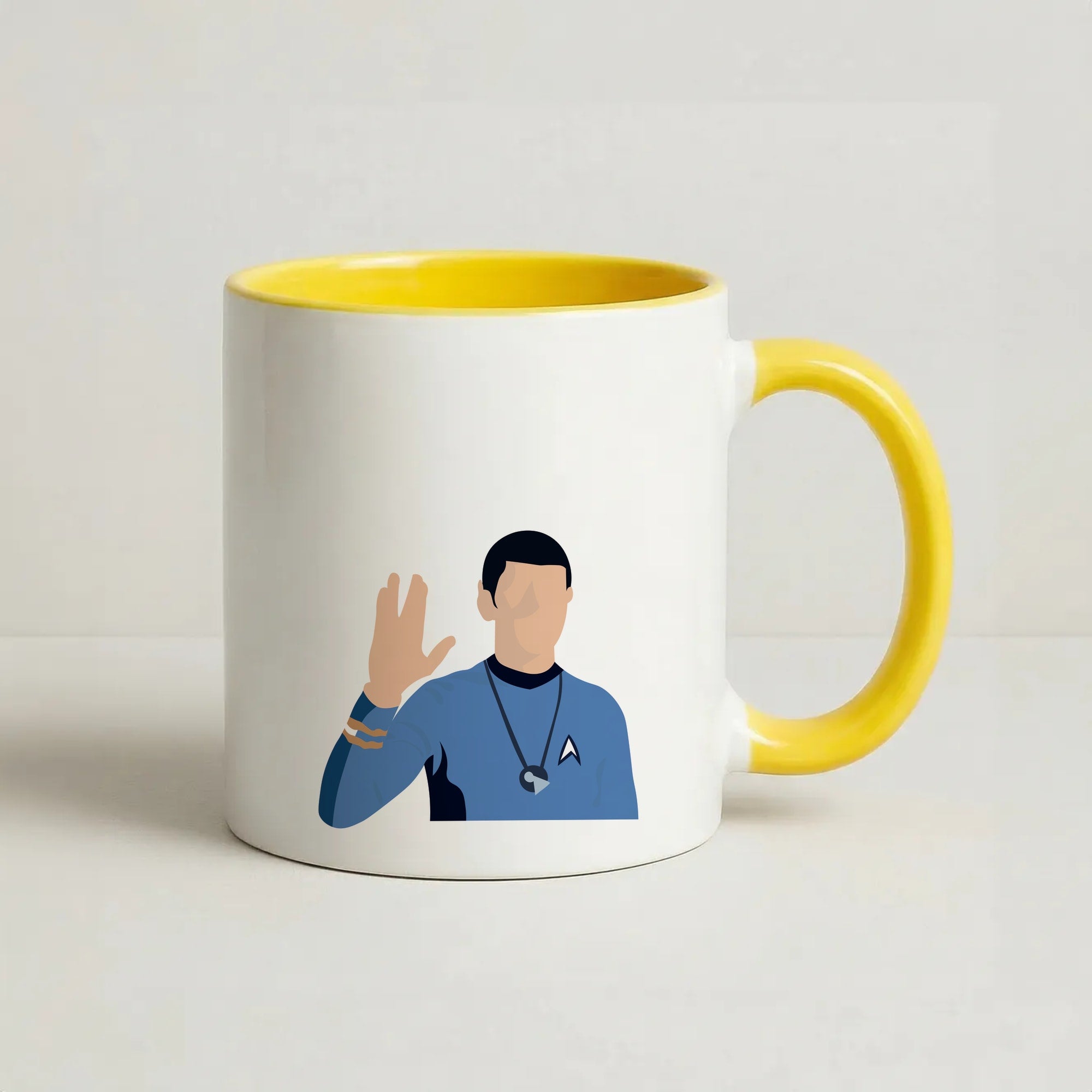 Spock Coffee Yellow Mug