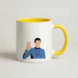 Spock Coffee Yellow Mug