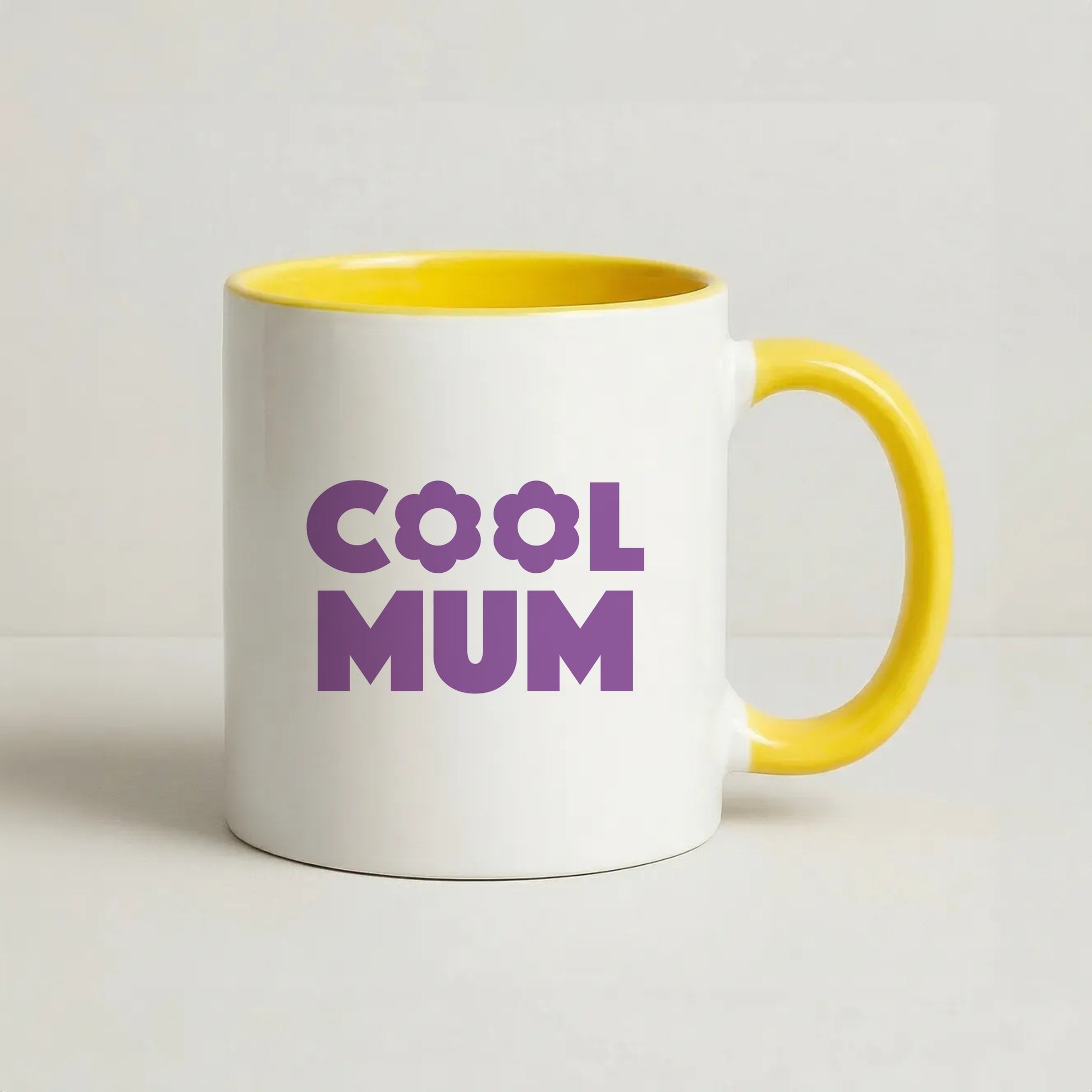 Cool Mum Coffee Yellow Mug