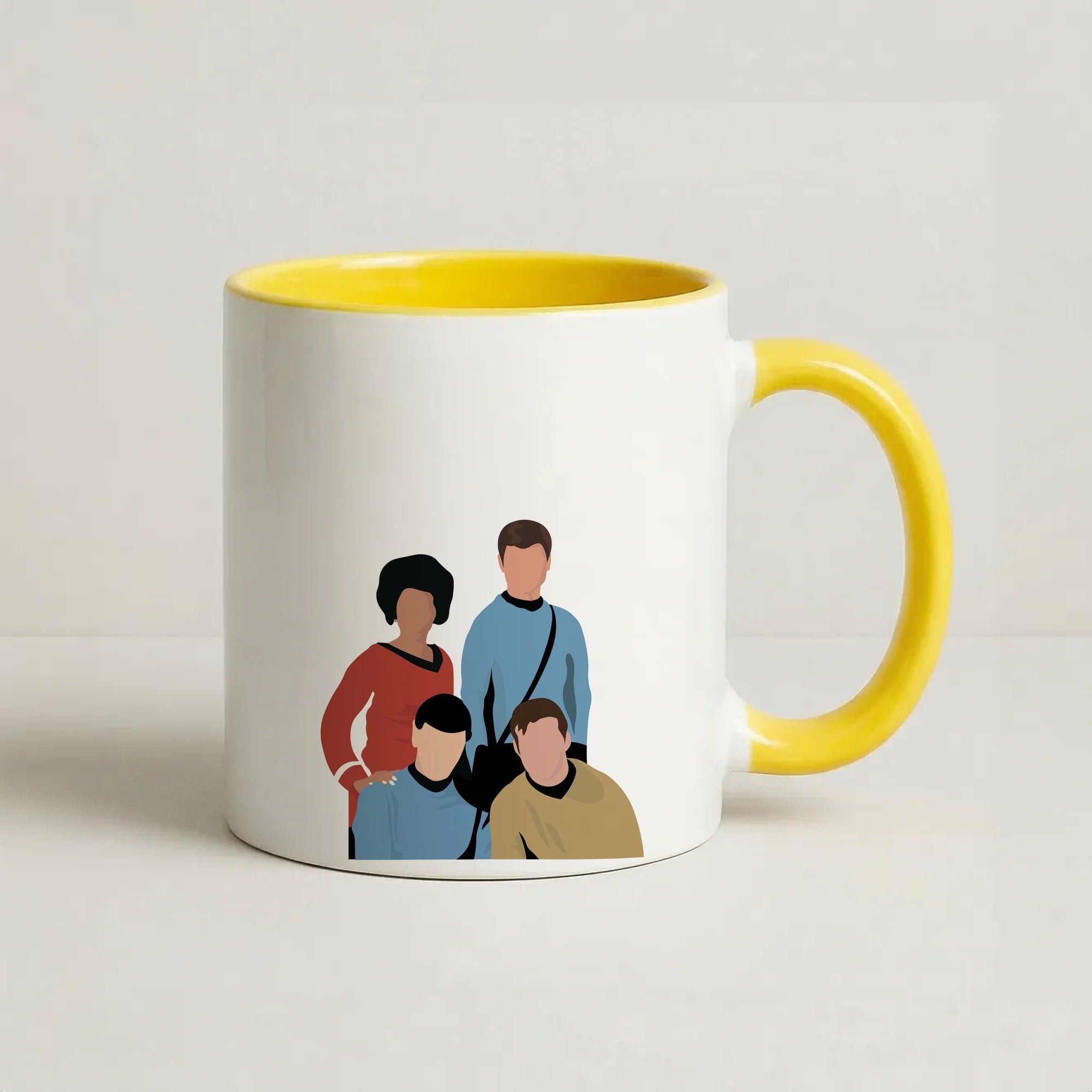 Characters Coffee Yellow Mug