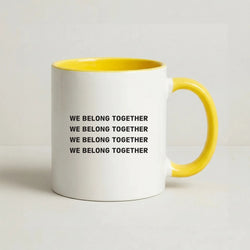Belong Together Coffee Yellow Mug