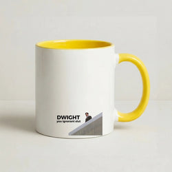 Dwight, You Ignorant Slut Coffee Yellow Mug