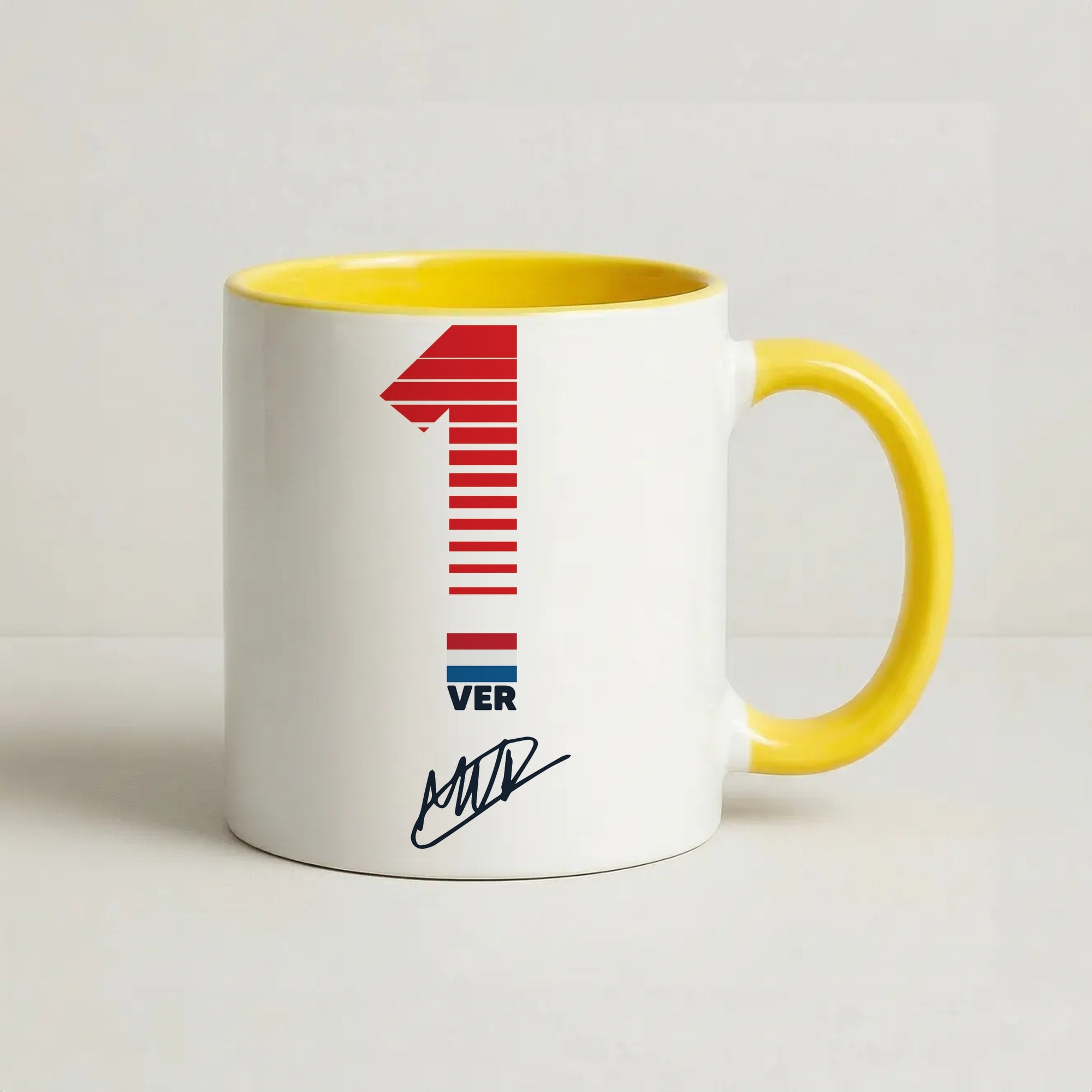 Verstappen - F1 Coffee Yellow Mug