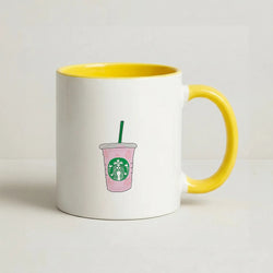 Coffee Blackity Drinkity - James Charles Coffee Yellow Mug