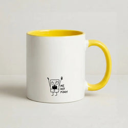 Doodlebob Me Hoy Minoy Coffee Yellow Mug