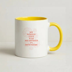 Dasies Quote Coffee Yellow Mug