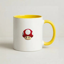 Toad - Mario Coffee Yellow Mug