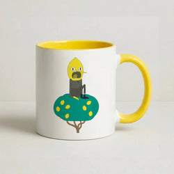 Earl Of Lemongrab Coffee Yellow Mug
