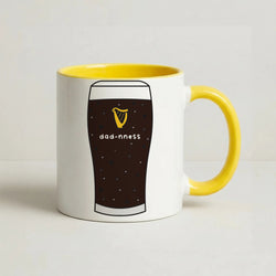 Dad-nness Coffee Yellow Mug