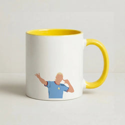 Haaland - Football Coffee Yellow Mug