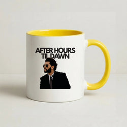 AHTD Singer Coffee Yellow Mug