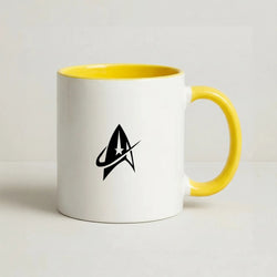 Logo Coffee Yellow Mug