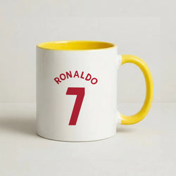 Iconic 7 - Ronaldo Coffee Yellow Mug