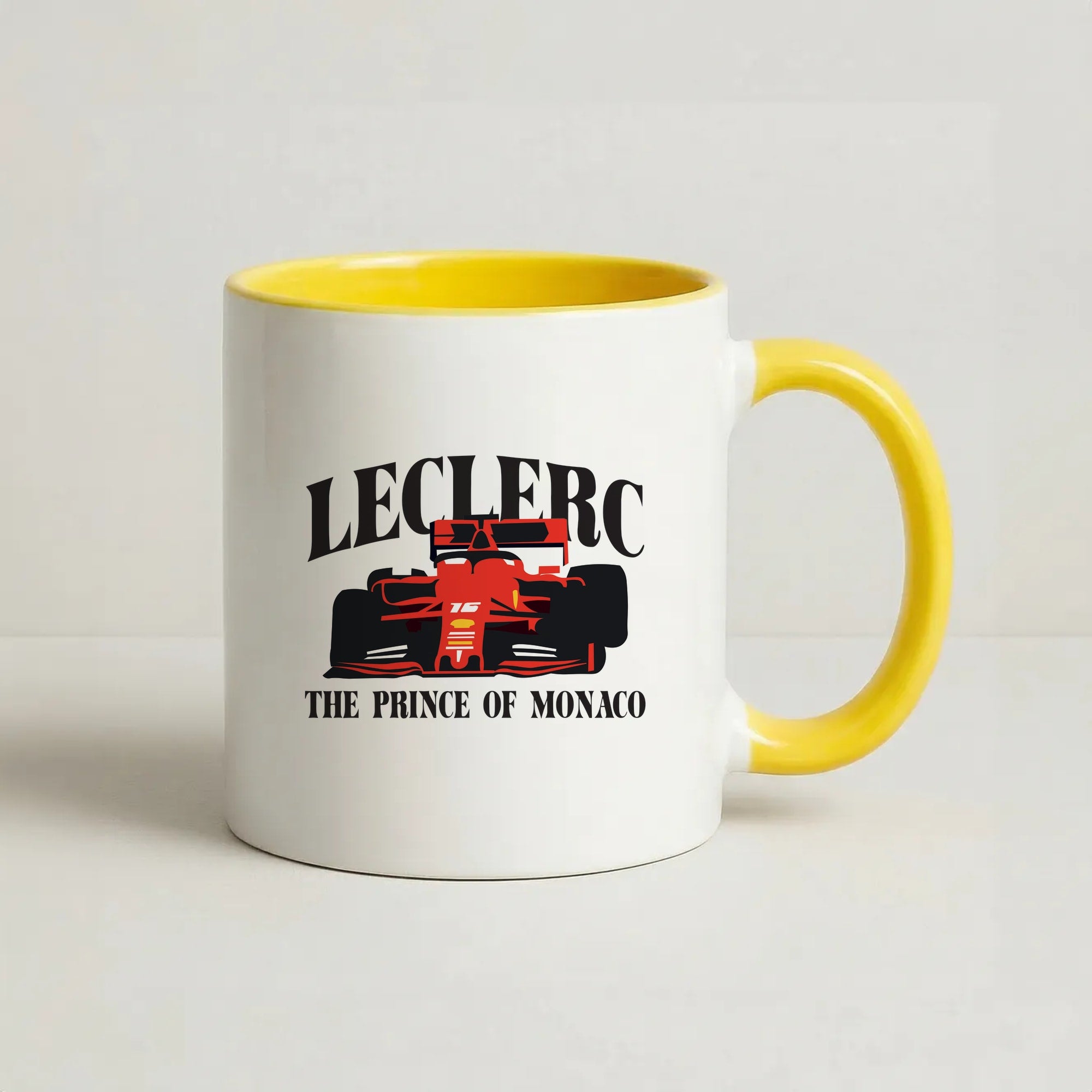 Prince Of Monaco Coffee Yellow Mug