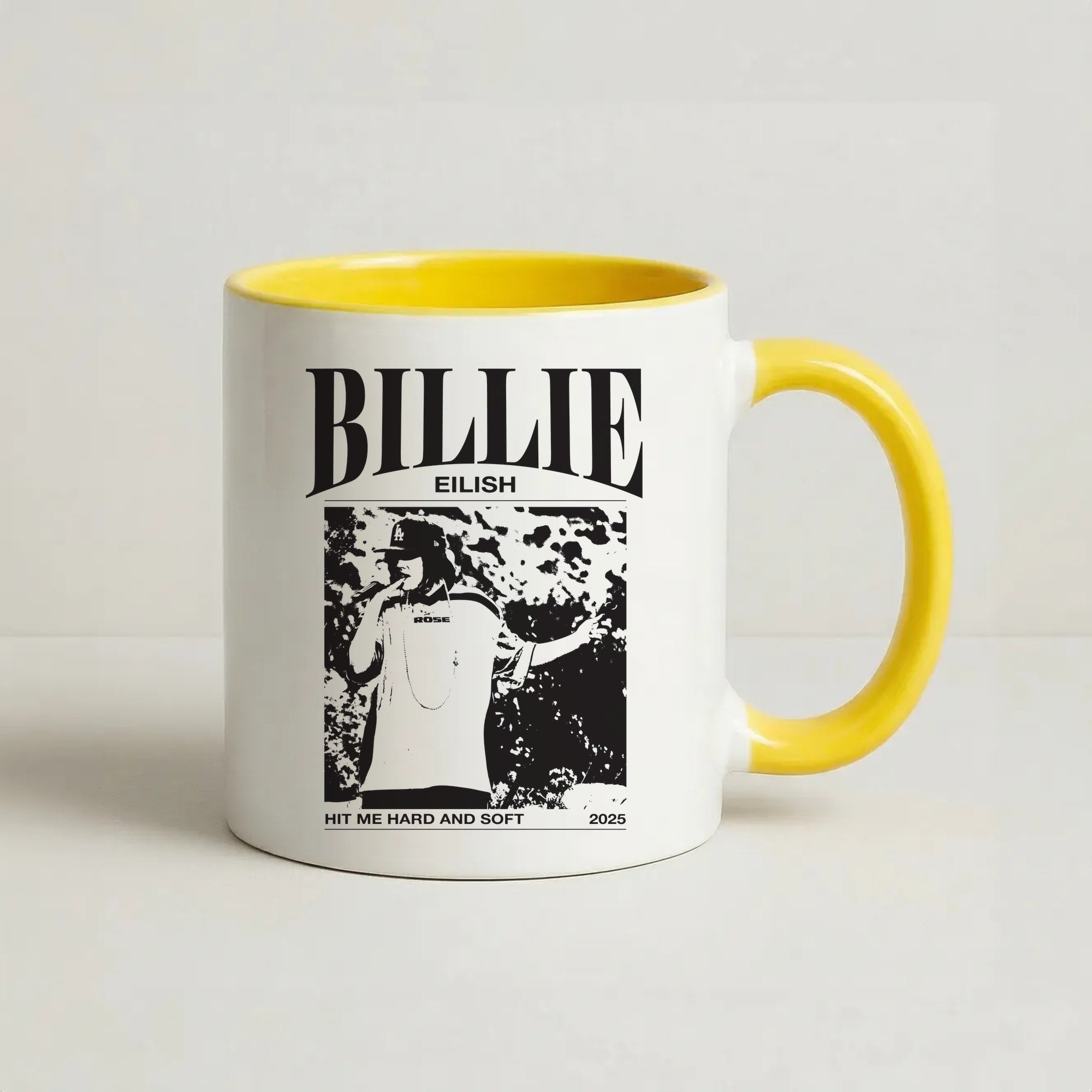 HMHAS Red Coffee Yellow Mug