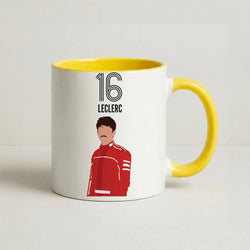 Leclerc 2026  Coffee Yellow Mug