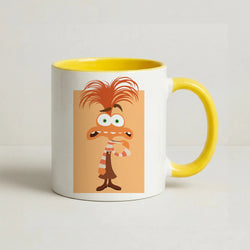 Anxiety - Inside Out Coffee Yellow Mug
