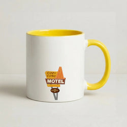 Cozy Cone Motel - Cars Coffee Yellow Mug