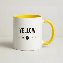 Yellow Music Player Coffee Yellow Mug