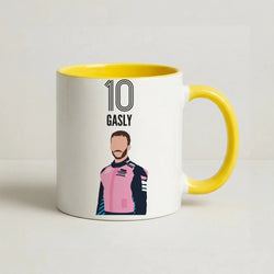 Gasly 2026 Coffee Yellow Mug